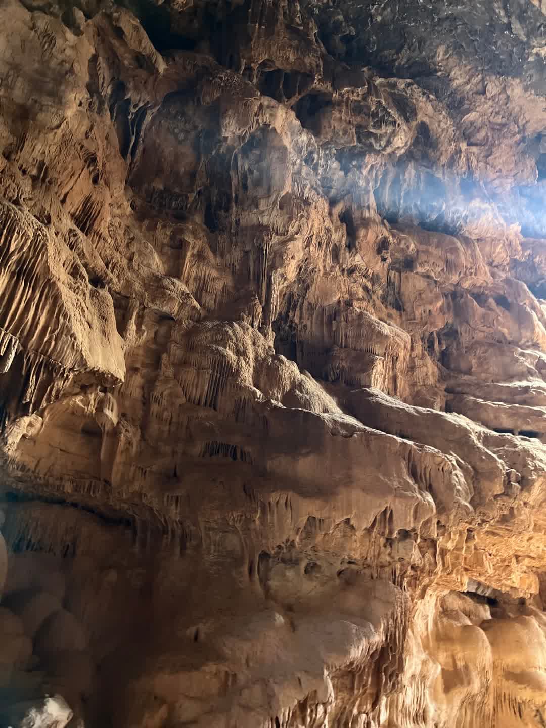 Light at the mouth of the cave