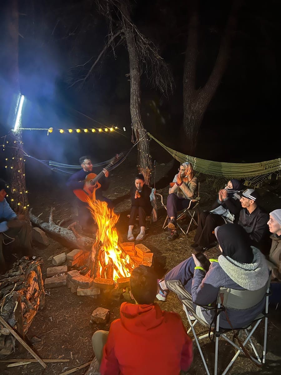 Camping night at the Ait Lahcen waterfalls — 6